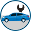 Car Insurance Icons Set icon 64x64